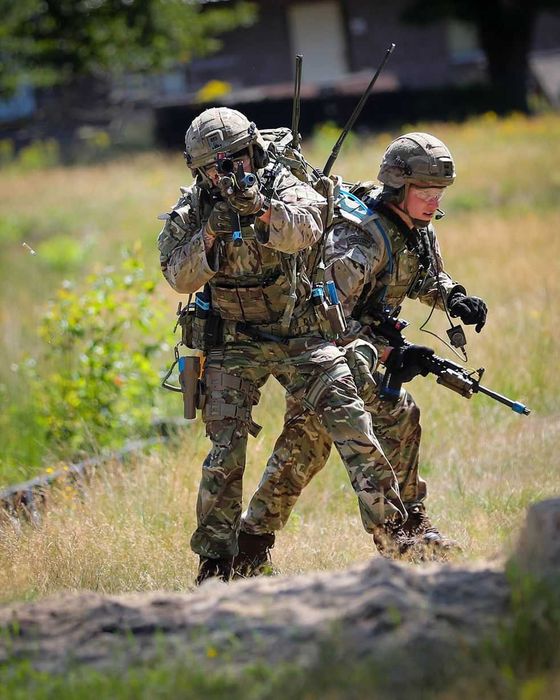 Calças militares camufladas MTP multicam Exército Britânico