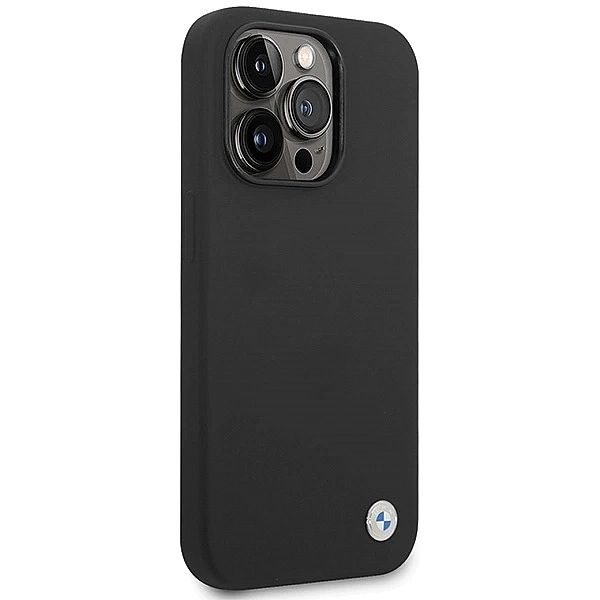 Etui BMW Silicone Metal Logo na iPhone 15 Pro Max - czarne
