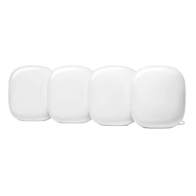 Маршрутизатор роутер Wi-Fi 6E Google Nest Wifi Pro Snow 3-Pack 4-Pack