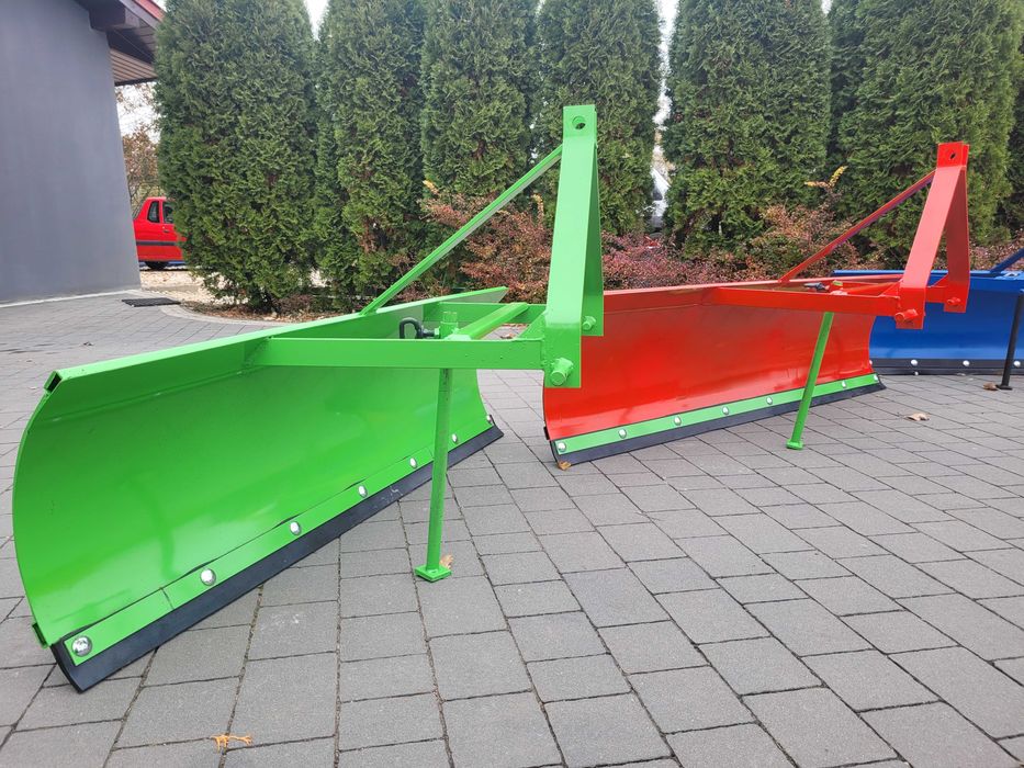 Pług do śniegu od 1.5m do 2.0m na tył ciągnika lub mini traktorka 2w1