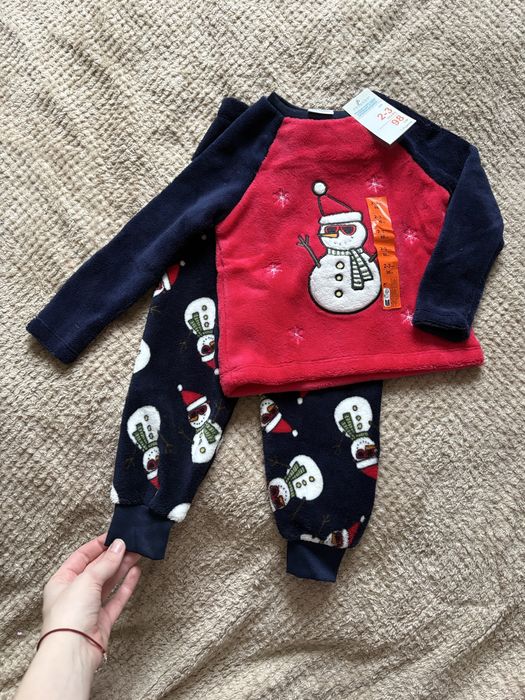 Піжама тепла дитяча  флісова на хлопчика дівчинку  primark пижама