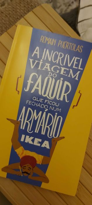 Livro a incrivel viagem do faquir que ficou fechado num armario ikea