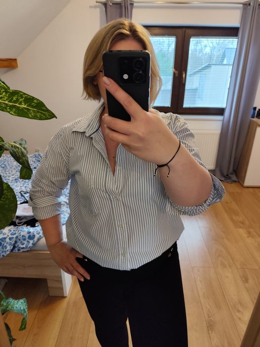 Koszula w paski 44 stan bdb h&m