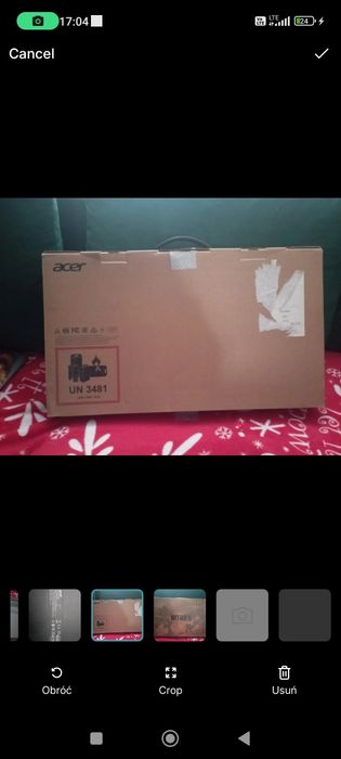 Gamemingowy laptop Acer