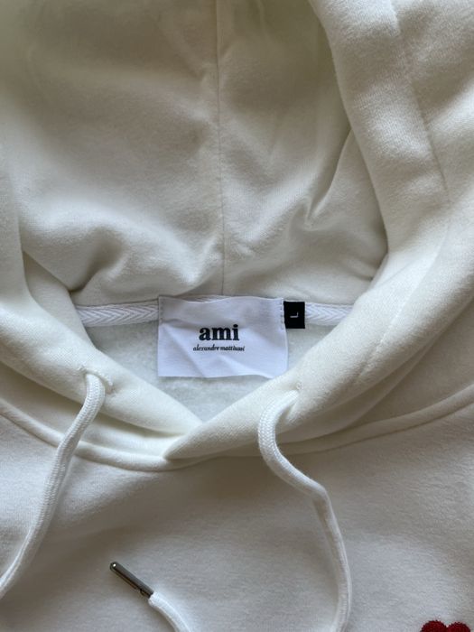 Hoodie branco - AMI PARIS - L