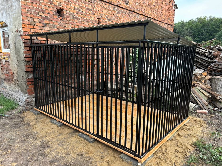 Kojec stalowy dla psa/ montaż