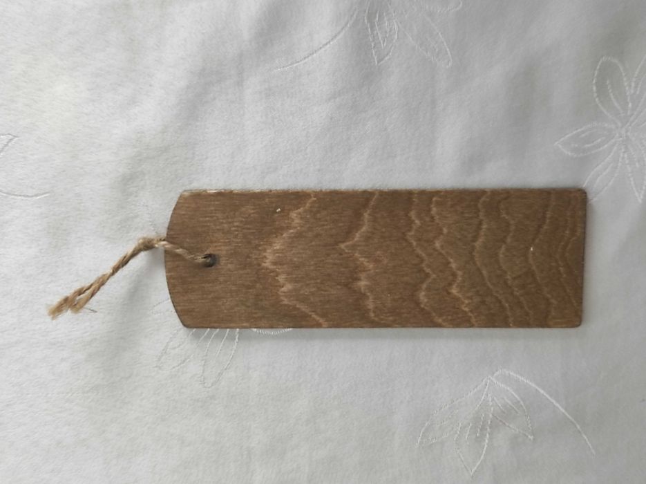 Zakładka  drewniana do książki