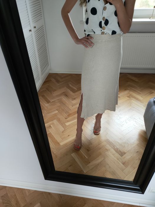 Spódnica MIDI prążek