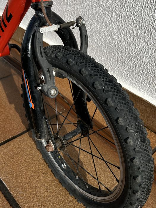 Bicicleta criança roda 16 spitz rush 160