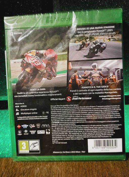 MotoGP 21 Xbox One S / Series X - wyścigi motocyklowe, ścigacze
