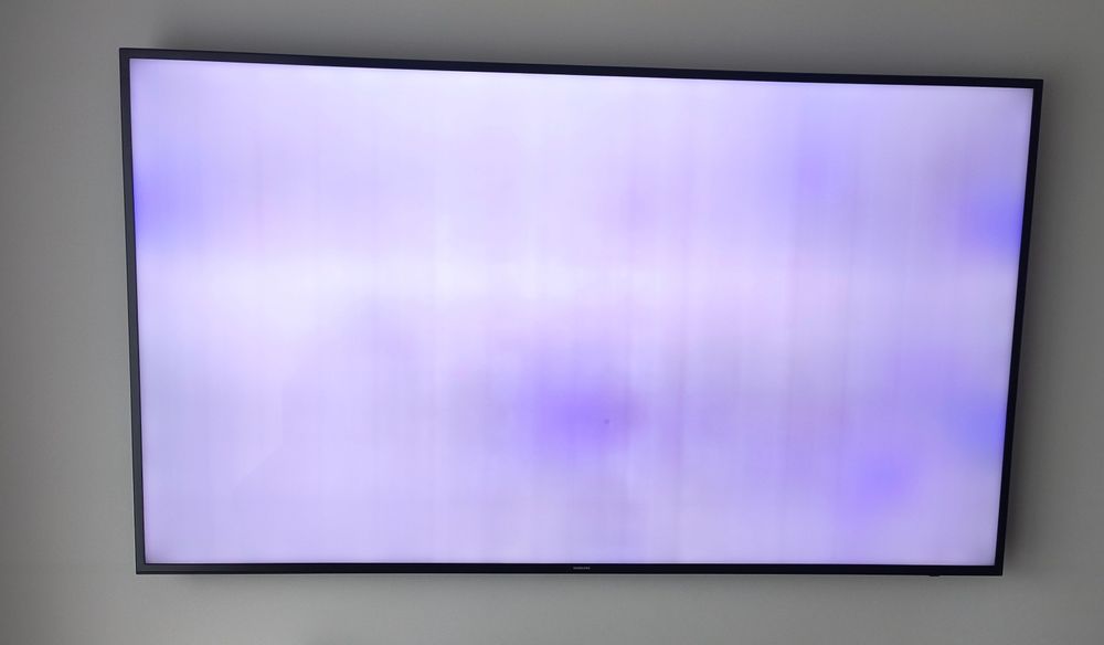 Samsung 75 cali cienie na ekranie