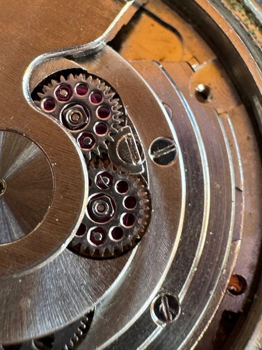 Zegarek vintage automatyczny – data, 33 mm, działa
