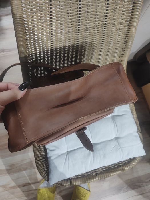 Plecak ze skóry jak nowy