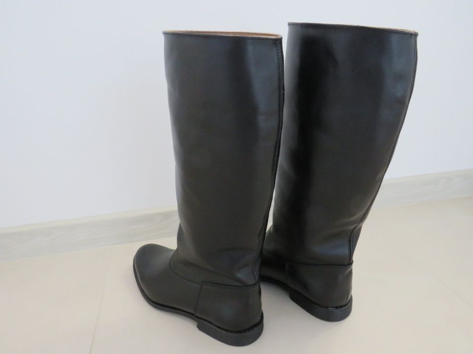 Oficerki skórzane nieusztywniana kostka/z usztywnieniem