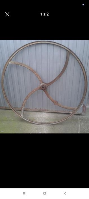 Koło metalowe duże