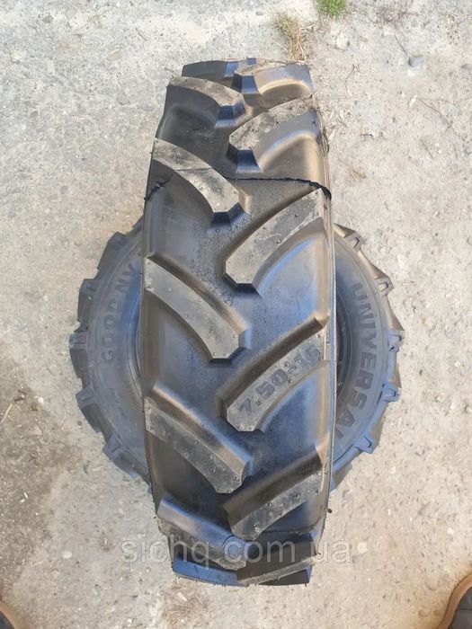 Шини 7,50-16 (6,50-16 ) Відновлені для міні трактора Farmer Німеччина