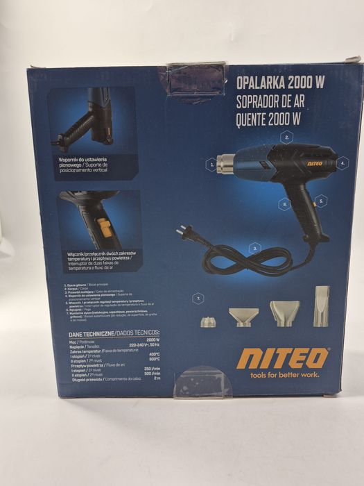 Opalarka Niteo Tools 2000W nowa