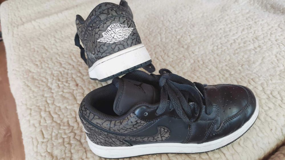 Air jordan 1 low black elephant roz 36 unisex