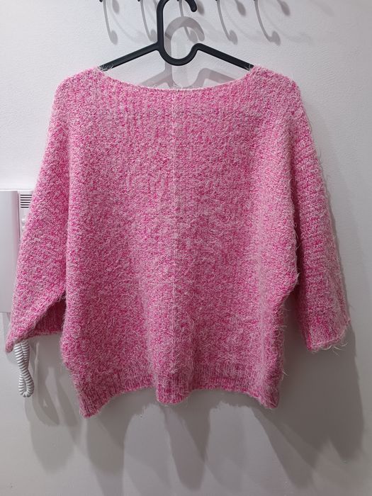 Sweter damski różowy r.M