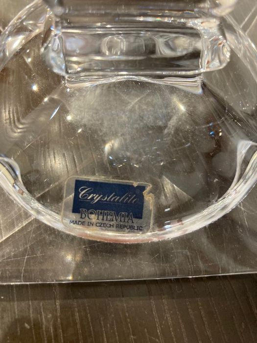 Castiçais de cristal