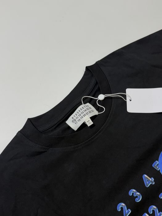 футболка Maison Margiela Blue Logo T-Shirt