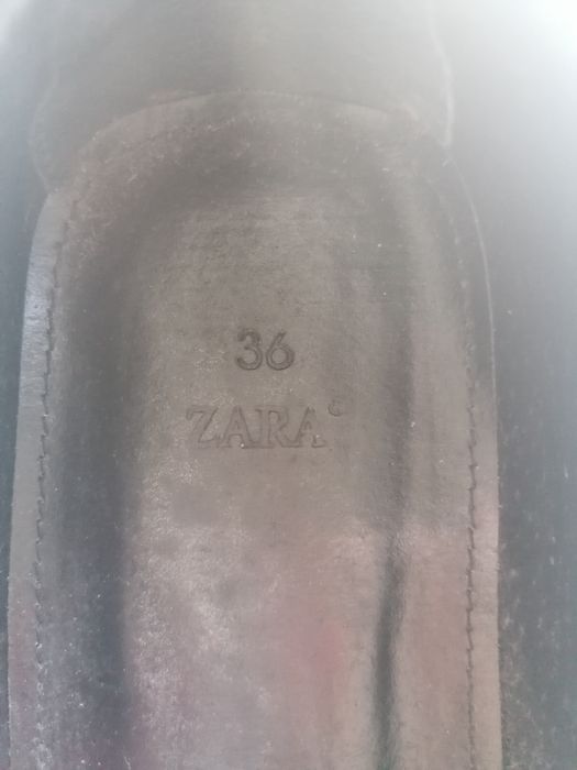 Mocassins Zara em pele