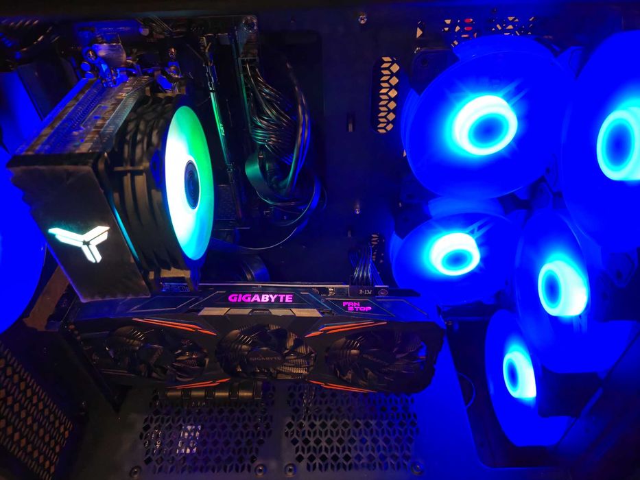 Komputer gamingowy Win11 AM5 Ram 16gb R5 8500G Nvidia 1070 8gb VRam