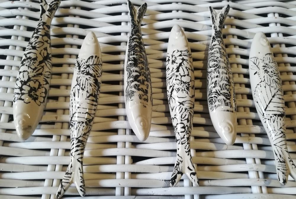 Sardinhas em cerâmica