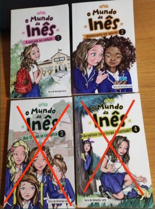 Livros "O Mundo da Inês"