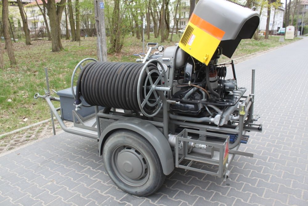 Kompresor Łopatkowy Śruba Piaskowanie 6mm Na Przyczepie Nowy 2,8m3/min