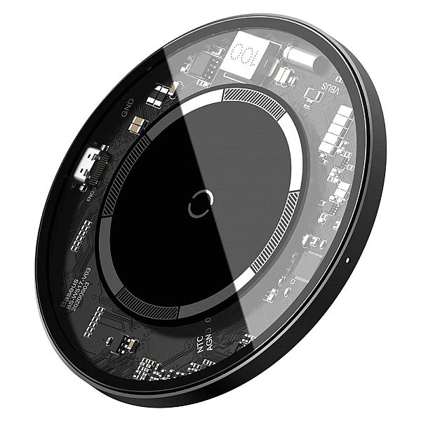 Bezprzewodowa magnetyczna ładowarka indukcyjna Baseus 15W Visible