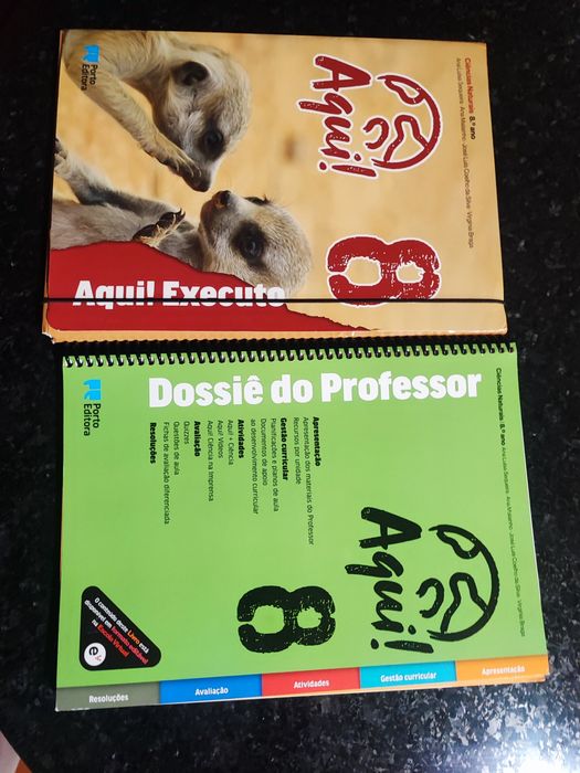 Aqui! 8 - Ciências Naturais - 8.º Ano versão professor