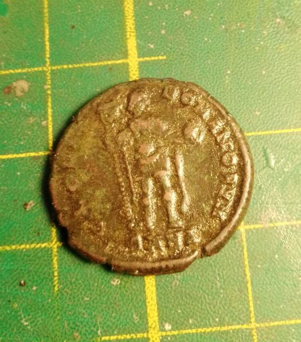 Moeda romana  do Imperador Teodosio