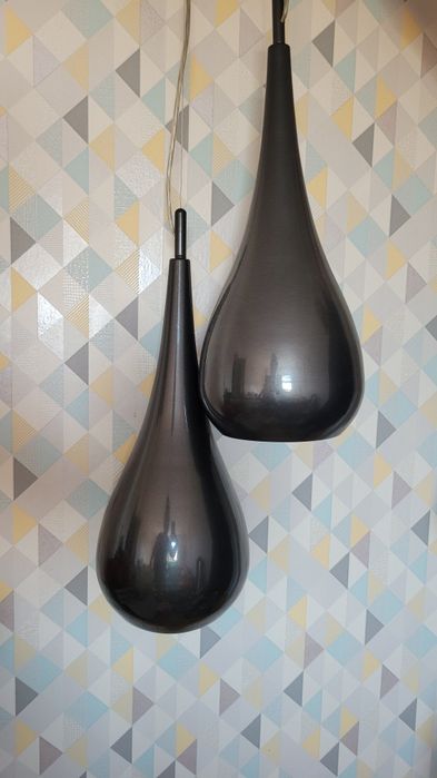 Lampki, lampy wiszące krople, łezki 2szt