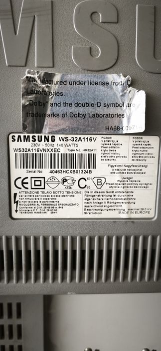 TV CRT Samsung widescreen de 32"