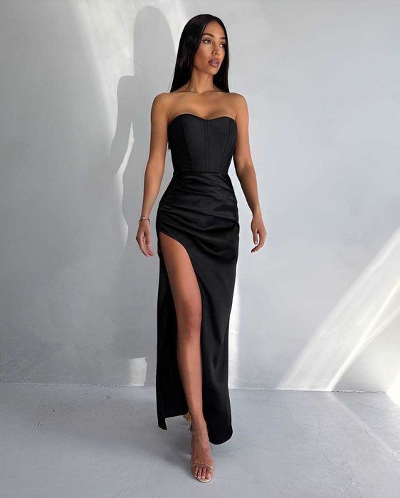 жіноча спідница атласна юбка макси 3 цвета