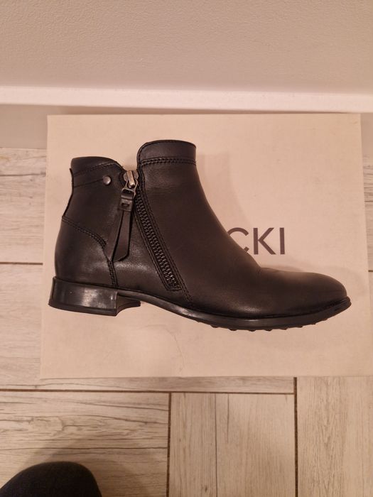 Botki skórzane Lasocki