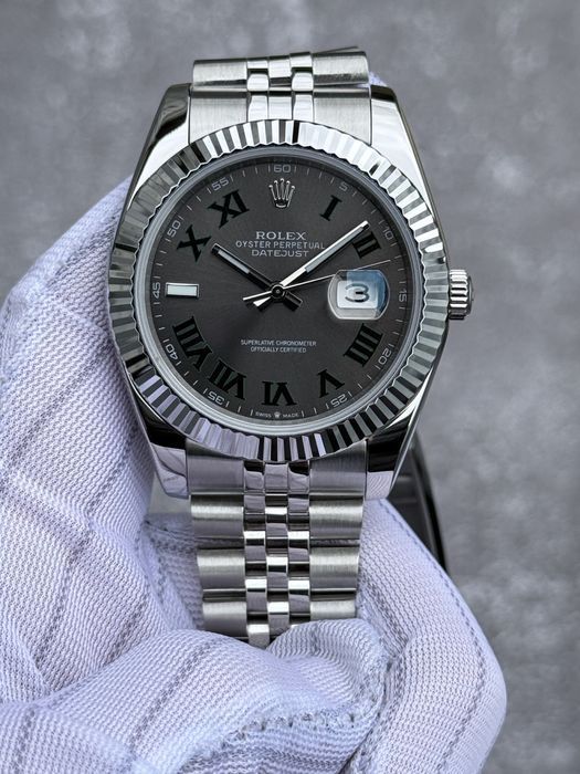 Чоловічий швейцарський годинник Rolex Datejust Wimbledon