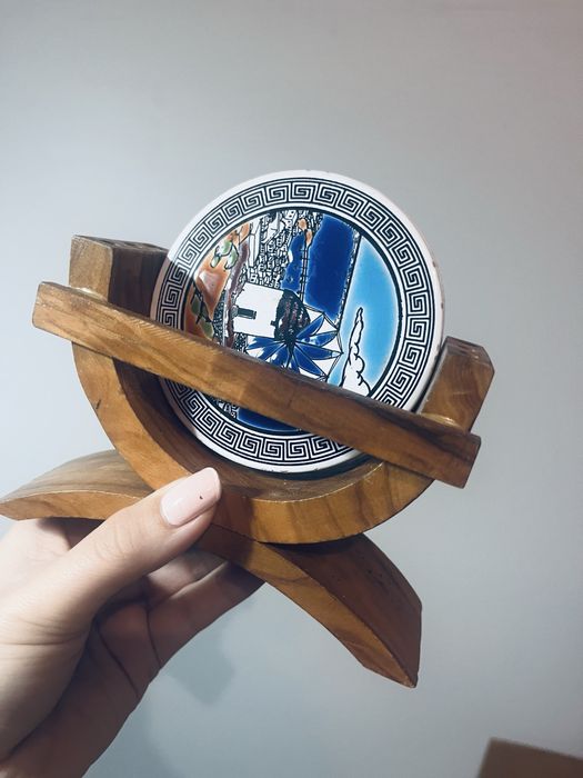 Podstawki ceramiczne starozytna grecja 3 szt hellada