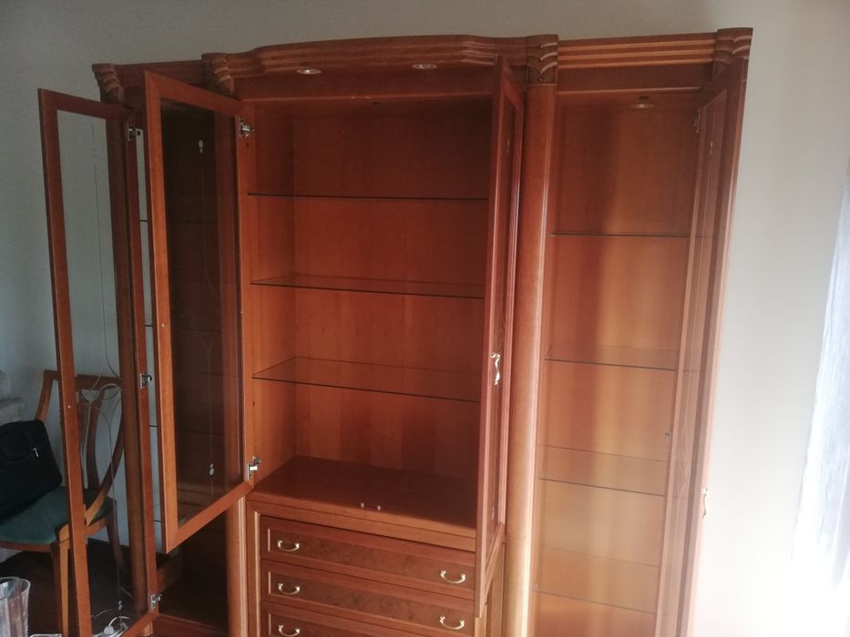 Móvel de sala +mesa +6 cadeiras