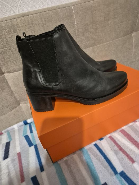 Шкіряні сапоги весна/ осінь