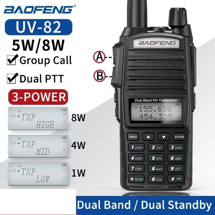 Радіостанція Baofeng UV 9R PRO V1 , 10W IP68