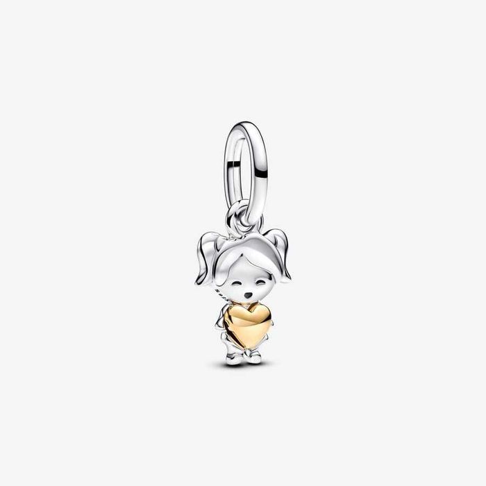 Pandora Charms-zawieszka Roześmiana dziewczynka