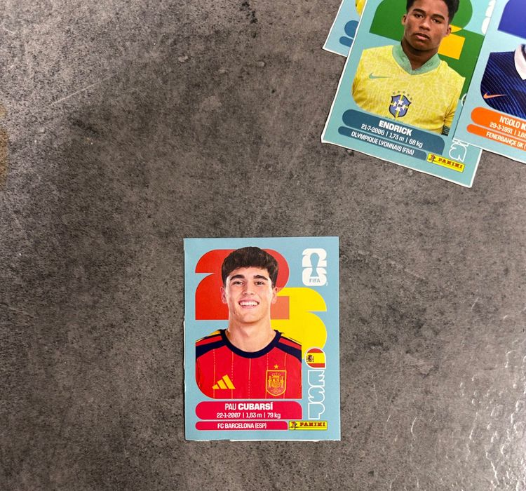 Naklejki panini World Cup 2026 Zawodnicy