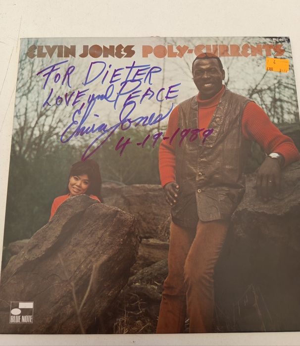 Płyta winylowa elvin Jones autografy
