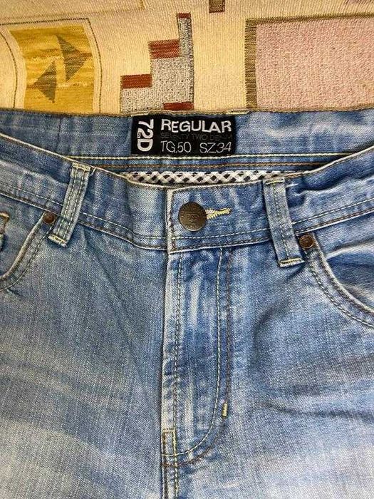 Чоловічі джинсові шорти denim 72d 65% бавовна