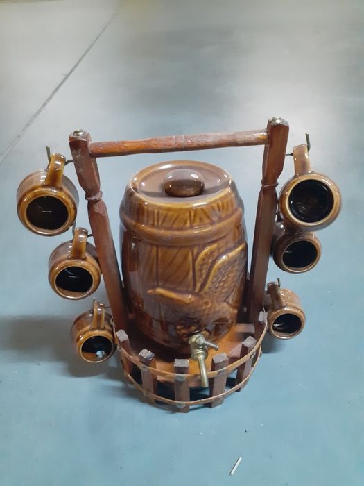 Karafka Beczułka ceramiczna