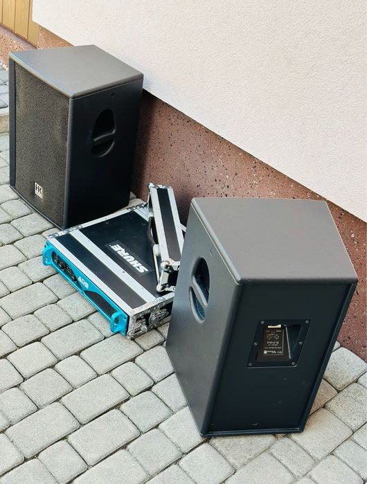 Głośniki Hk pro 12 + Ads 900 wzmacniacz końcówka mocy
