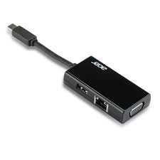 Adapter Acer Mini Displayport do VGA RJ45/USB 2.0 przejściówka