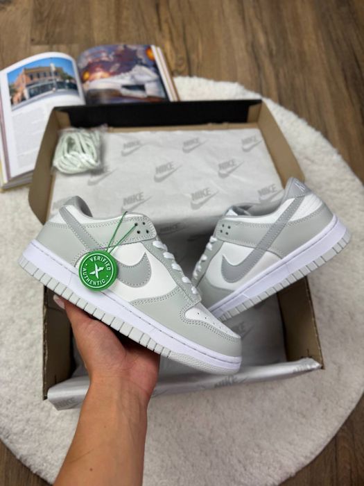 НОВИНКА! Nike SB Dunk Low White Grey 41 42 43 44 45